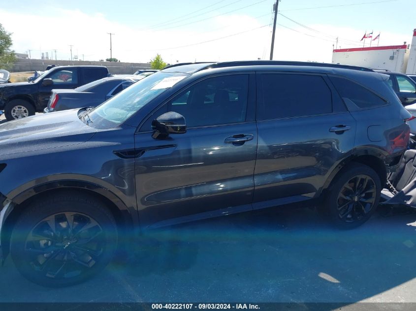 2023 Kia Sorento Sx VIN: 5XYRKDLF5PG227083 Lot: 40222107