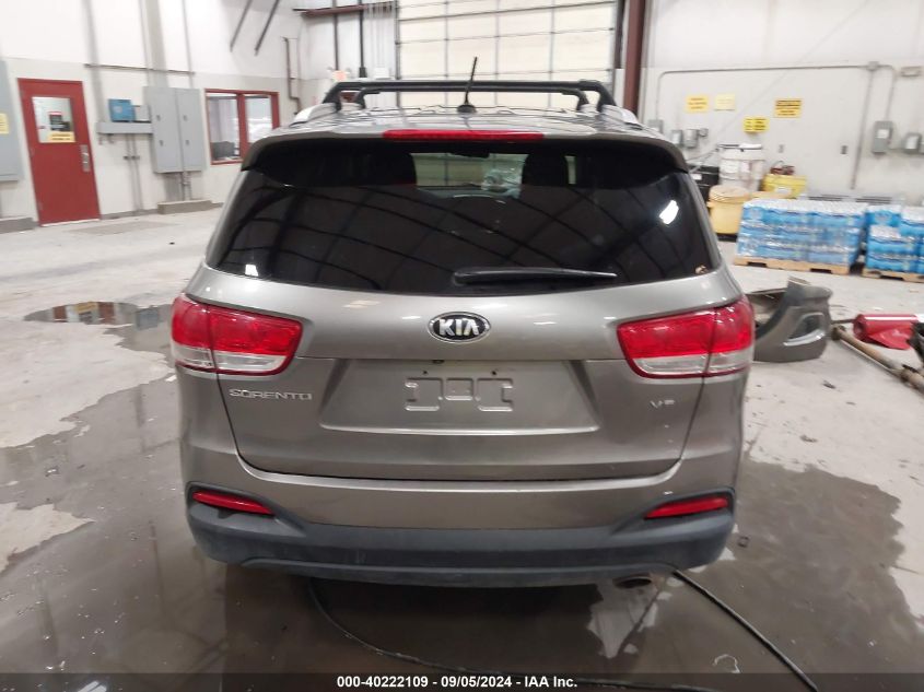 2017 Kia Sorento 3.3L Lx VIN: 5XYPGDA53HG332483 Lot: 40222109