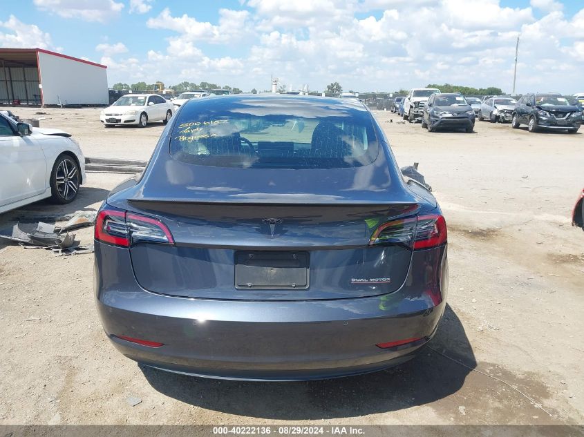 2019 TESLA MODEL 3 LONG RANGE/PERFORMANCE - 5YJ3E1EB9KF469638