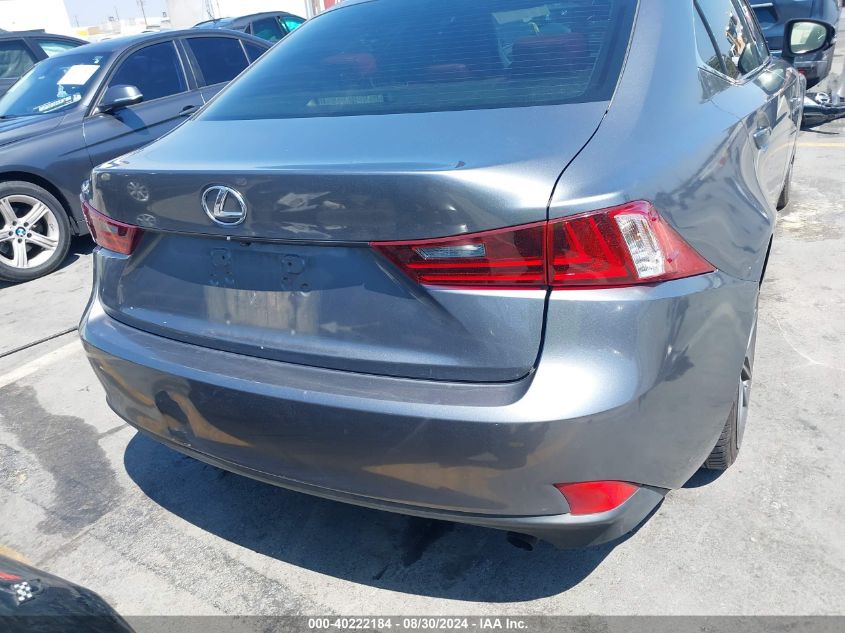 2014 Lexus Is 350 VIN: JTHBE1D27E5010626 Lot: 40222184