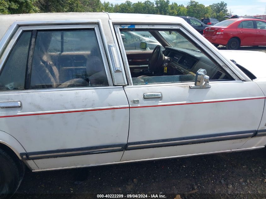 1991 Mercury Grand Marquis Ls VIN: 2MECM75FXMX656476 Lot: 40222209