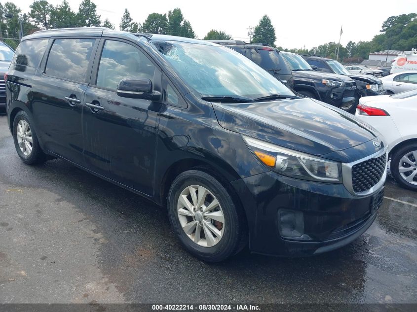 KNDMB5C12F6067086 2015 KIA SEDONA - Image 1