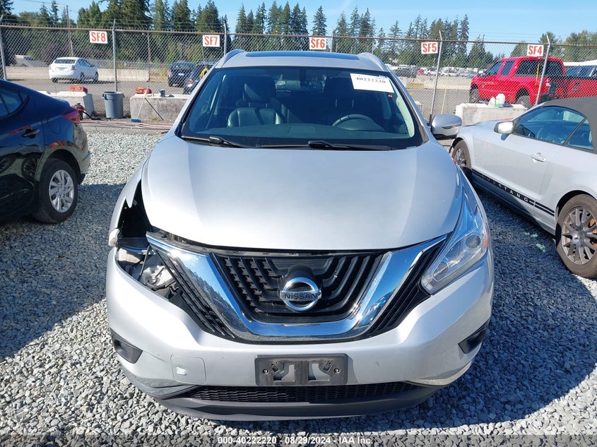 2017 NISSAN MURANO PLATINUM/S/SL/SV - 5N1AZ2MH5HN175408