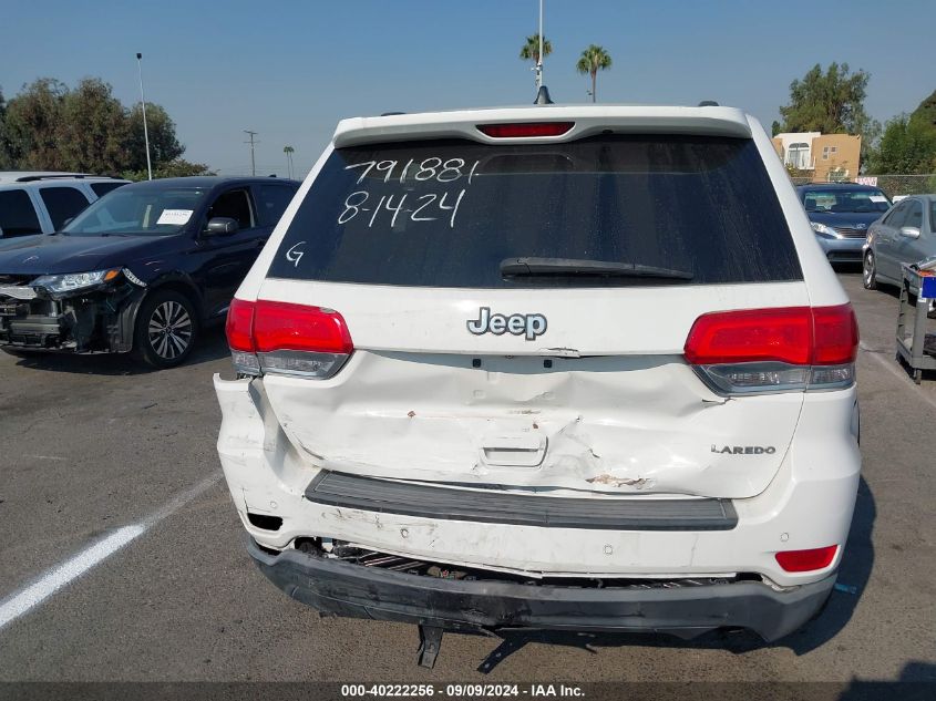 2017 Jeep Grand Cherokee Laredo 4X2 VIN: 1C4RJEAG1HC618760 Lot: 40222256