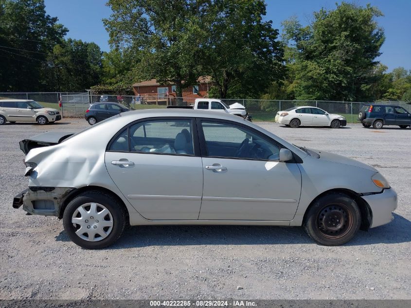 2004 Toyota Corolla Le VIN: 2T1BR32E34C187139 Lot: 40222285