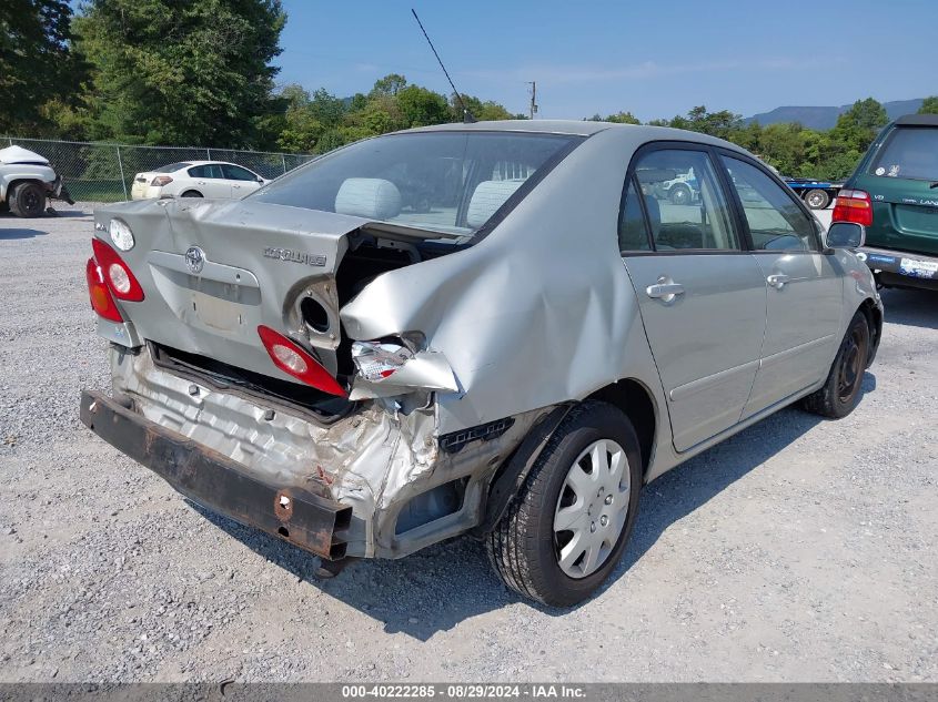 2004 Toyota Corolla Le VIN: 2T1BR32E34C187139 Lot: 40222285