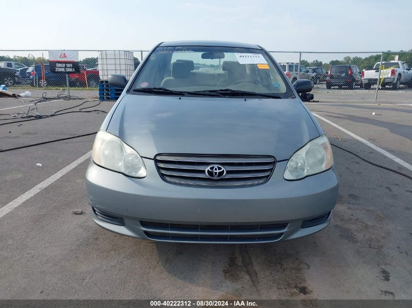 2003 Toyota Corolla Ce VIN: 1NXBR32EX3Z125783 Lot: 40222312