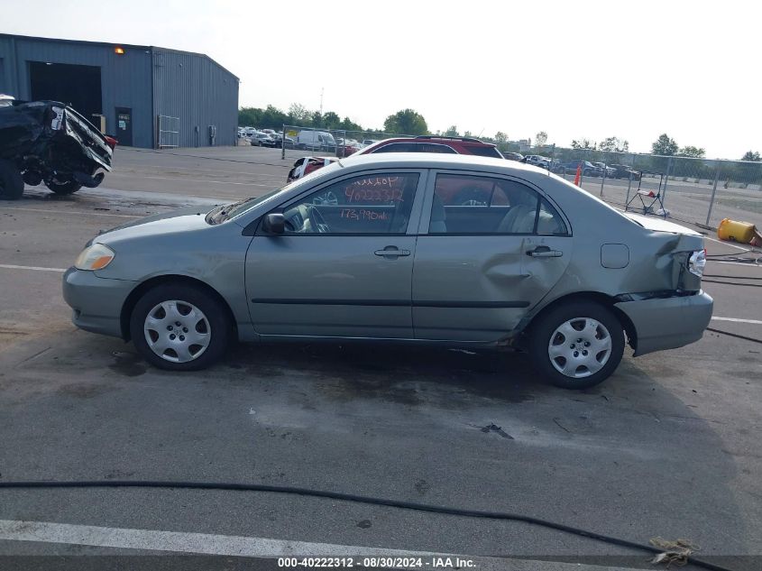 2003 Toyota Corolla Ce VIN: 1NXBR32EX3Z125783 Lot: 40222312