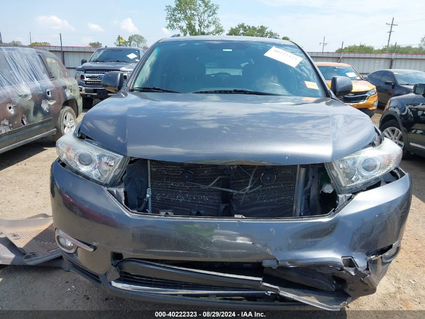 2012 Toyota Highlander Base V6 VIN: 5TDZK3EH4CS054713 Lot: 40222323