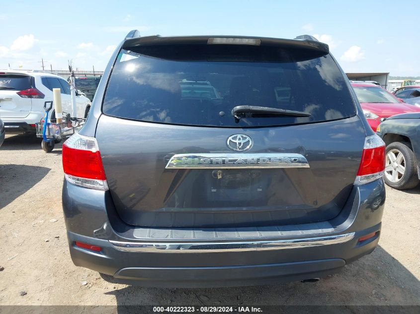 2012 Toyota Highlander Base V6 VIN: 5TDZK3EH4CS054713 Lot: 40222323