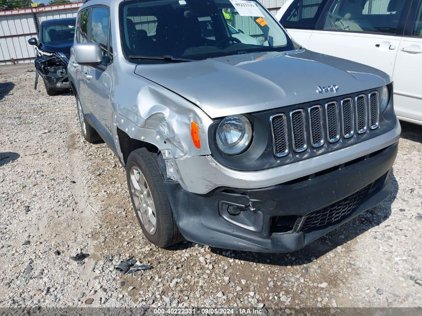 2016 Jeep Renegade Latitude VIN: ZACCJBBT8GPD53815 Lot: 40222331