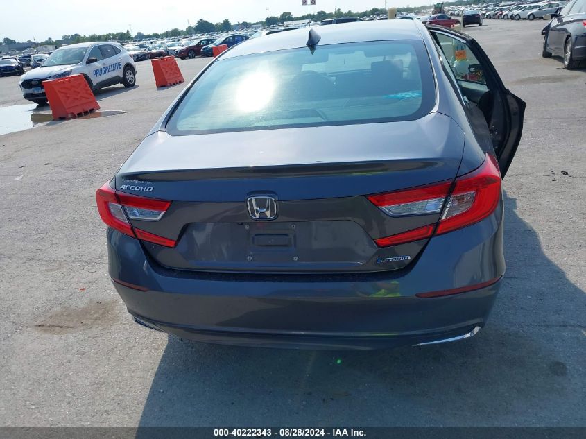 2018 Honda Accord Hybrid Ex-L VIN: 1HGCV3F59JA008775 Lot: 40222343