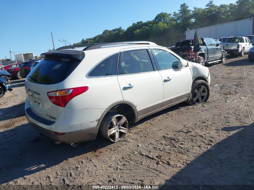 2008 Hyundai Veracruz Gls/Limited/Se VIN: KM8NU73C98U071397 Lot: 40222412