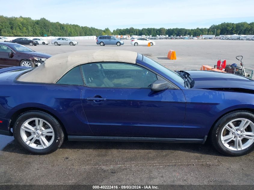 2012 Ford Mustang V6 VIN: 1ZVBP8EM1C5201716 Lot: 40222416