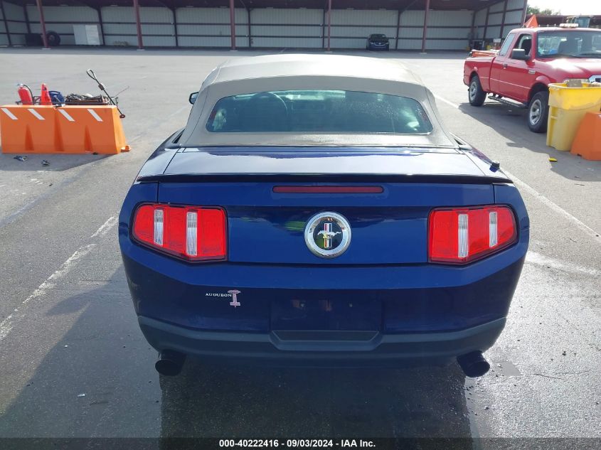 2012 Ford Mustang V6 VIN: 1ZVBP8EM1C5201716 Lot: 40222416