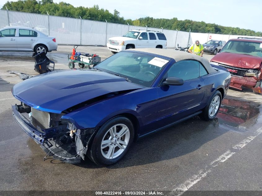 2012 Ford Mustang V6 VIN: 1ZVBP8EM1C5201716 Lot: 40222416