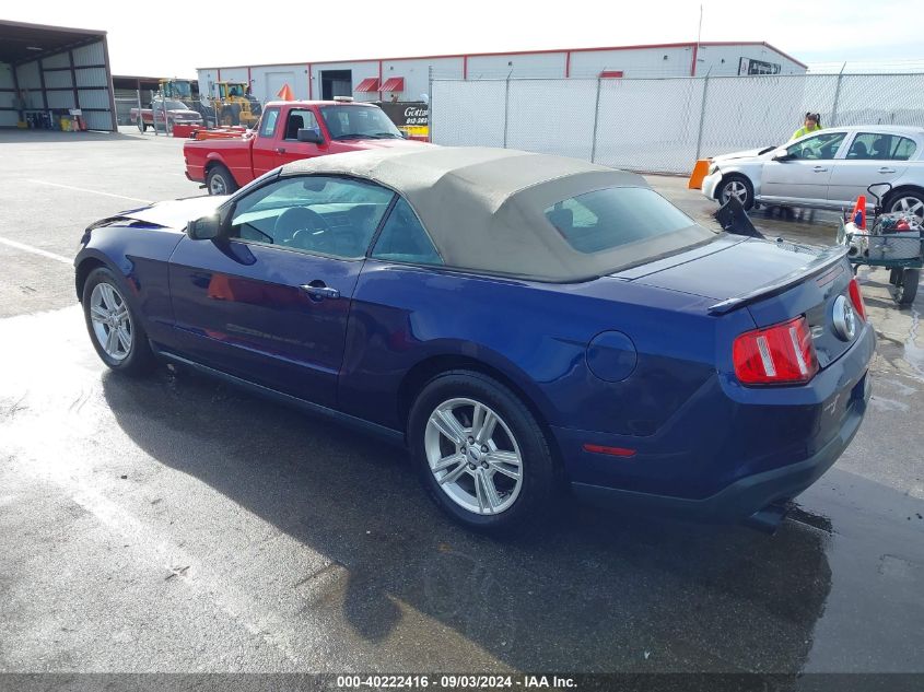 2012 Ford Mustang V6 VIN: 1ZVBP8EM1C5201716 Lot: 40222416