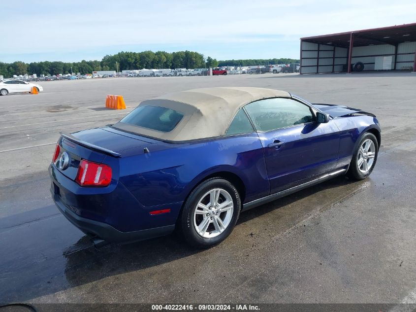 2012 Ford Mustang V6 VIN: 1ZVBP8EM1C5201716 Lot: 40222416