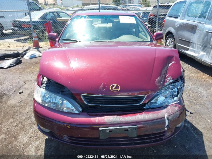 1998 Lexus Es 300 VIN: JT8BF28G8W0099274 Lot: 40222454