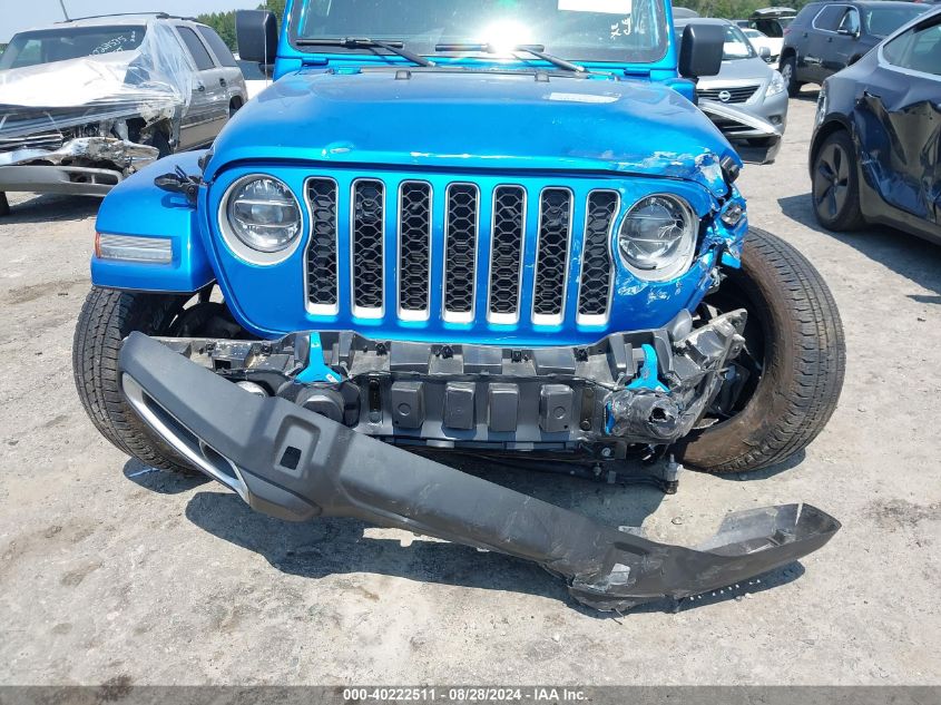 2022 Jeep Wrangler 4Xe Unlimited Sahara 4X4 VIN: 1C4JJXP60NW191881 Lot: 40222511