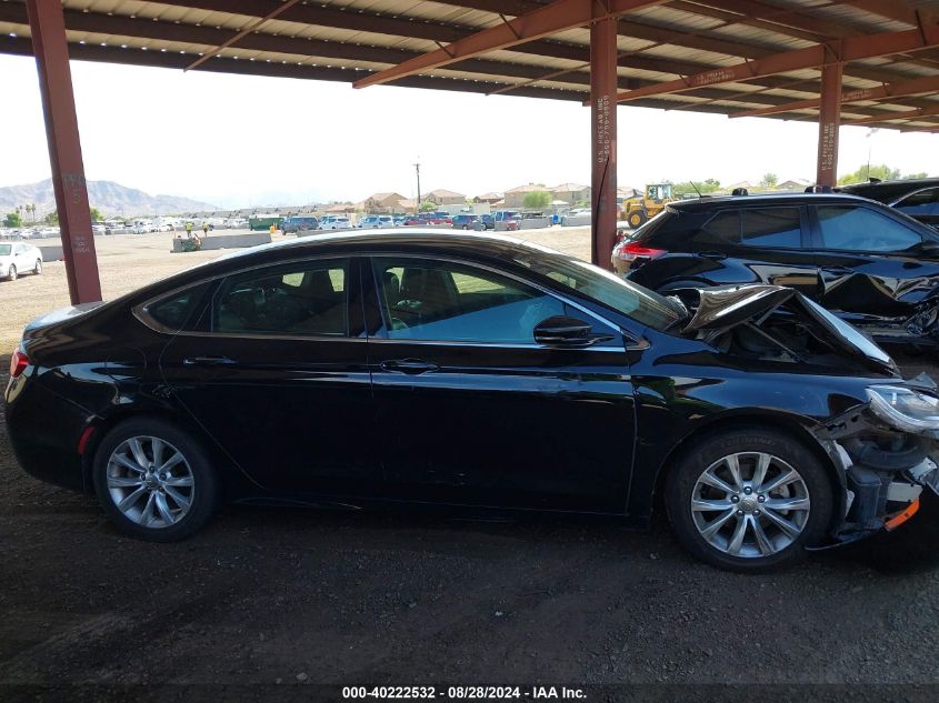 2015 Chrysler 200 C VIN: 1C3CCCCB7FN618404 Lot: 40222532