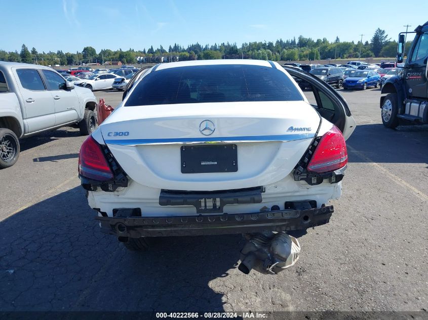 2021 Mercedes-Benz C 300 4Matic VIN: W1KWF8EB4MR644349 Lot: 40222566