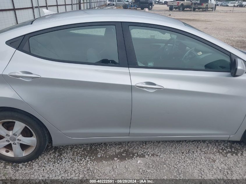 2013 Hyundai Elantra Gls VIN: 5NPDH4AE9DH295135 Lot: 40222591