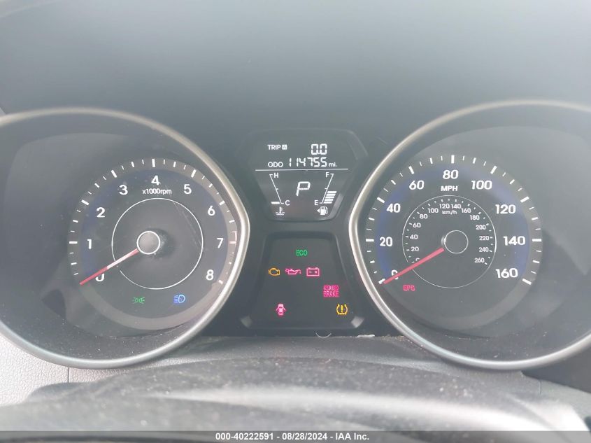 5NPDH4AE9DH295135 2013 Hyundai Elantra Gls