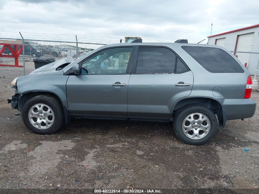 2001 Acura Mdx VIN: 2HNYD18871H535583 Lot: 40222614