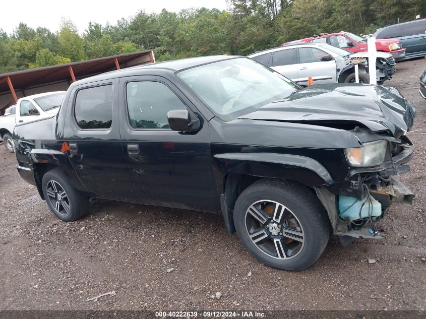 2013 Honda Ridgeline Sport VIN: 5FPYK1F76DB012157 Lot: 40222639