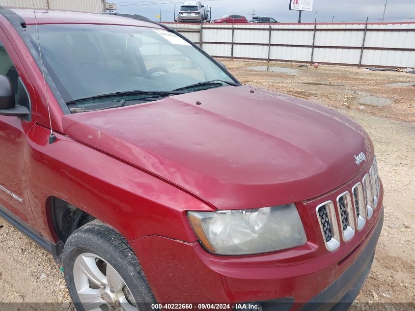 2016 Jeep Compass Sport VIN: 1C4NJCBAXGD705577 Lot: 40222660