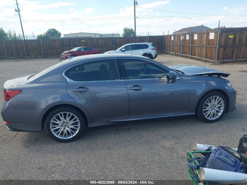 2013 Lexus Gs 350 VIN: JTHCE1BL3D5007530 Lot: 40222669