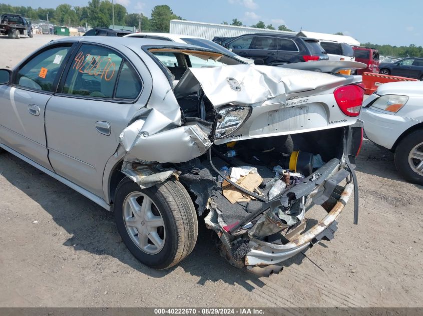 1G3NL52F54C182438 2004 Oldsmobile Alero Gl1