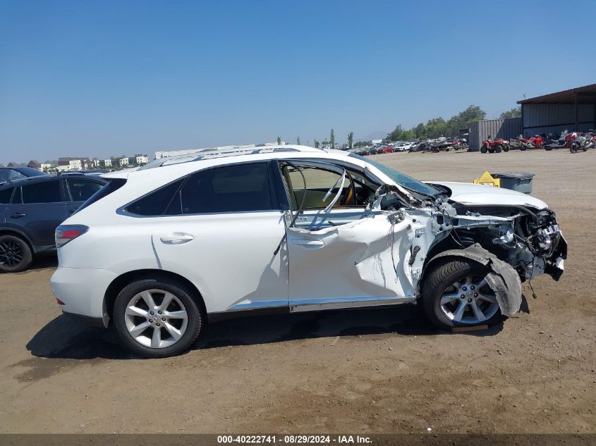 2012 Lexus Rx 350 VIN: JTJBK1BA1C2443276 Lot: 40222741