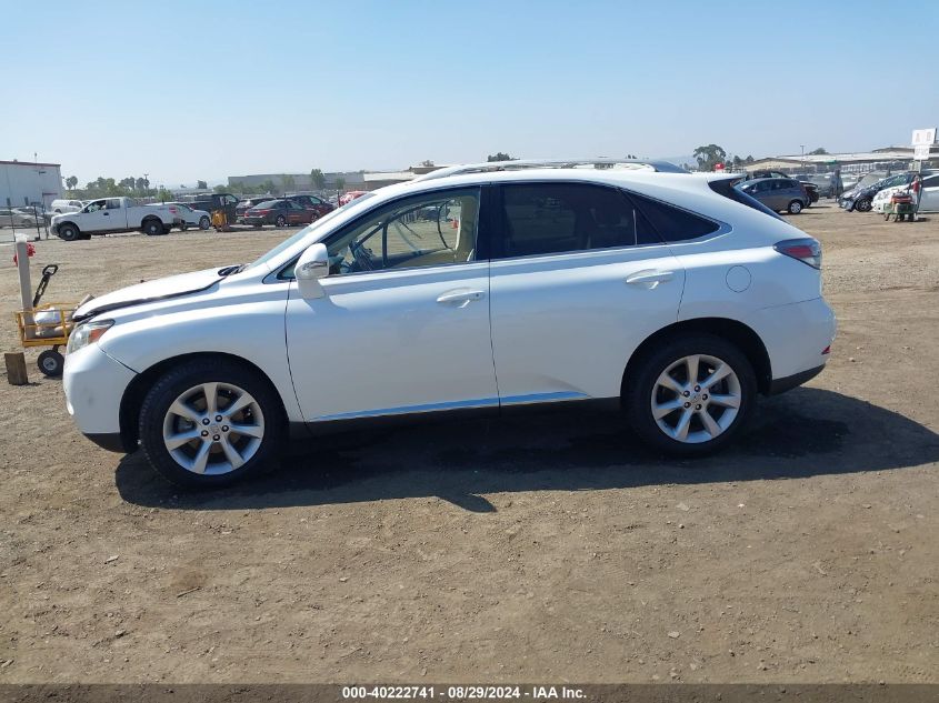 2012 Lexus Rx 350 VIN: JTJBK1BA1C2443276 Lot: 40222741