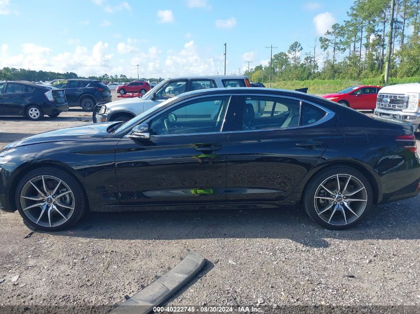 2023 Genesis G70 2.0T Awd VIN: KMTG34TA0PU131452 Lot: 40222745