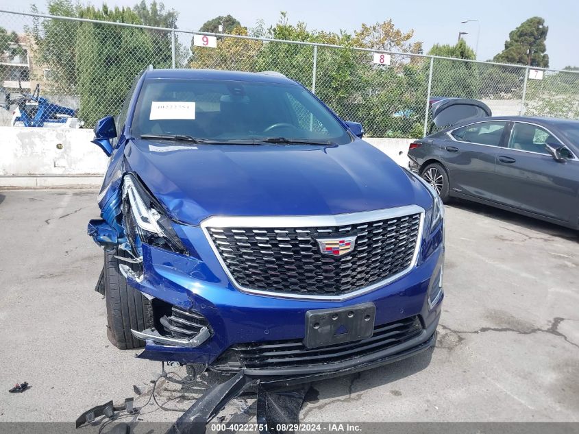 2023 Cadillac Xt5 Fwd Luxury VIN: 1GYKNAR44PZ124424 Lot: 40222751