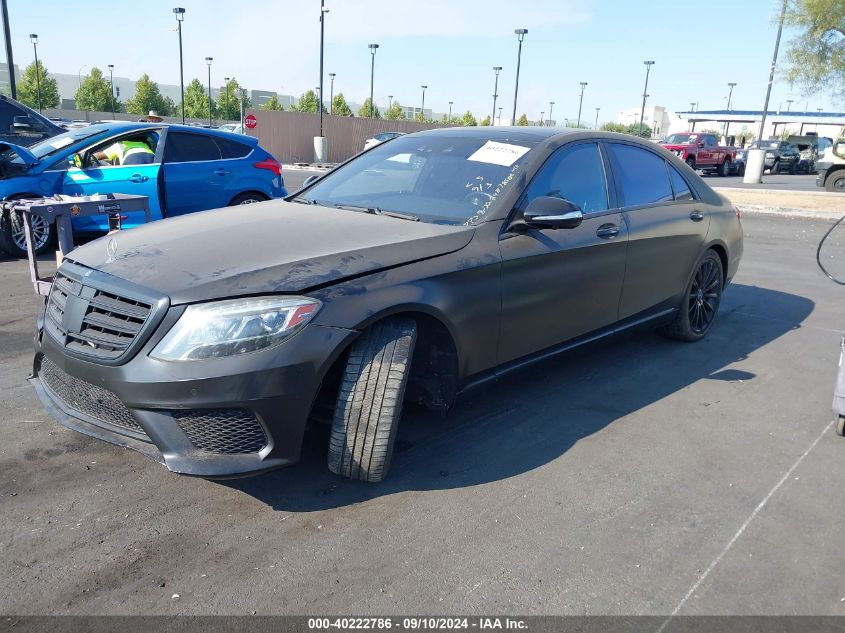 2015 Mercedes-Benz S 550 4Matic VIN: WDDUG8FB7FA191784 Lot: 40222786