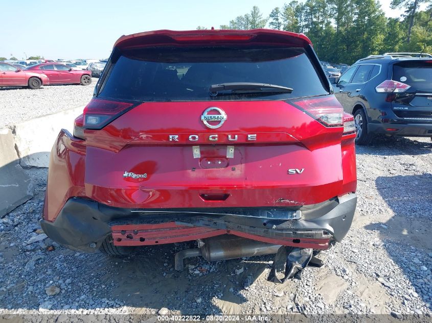 2021 Nissan Rogue Sv Fwd VIN: 5N1AT3BA9MC782074 Lot: 40222822