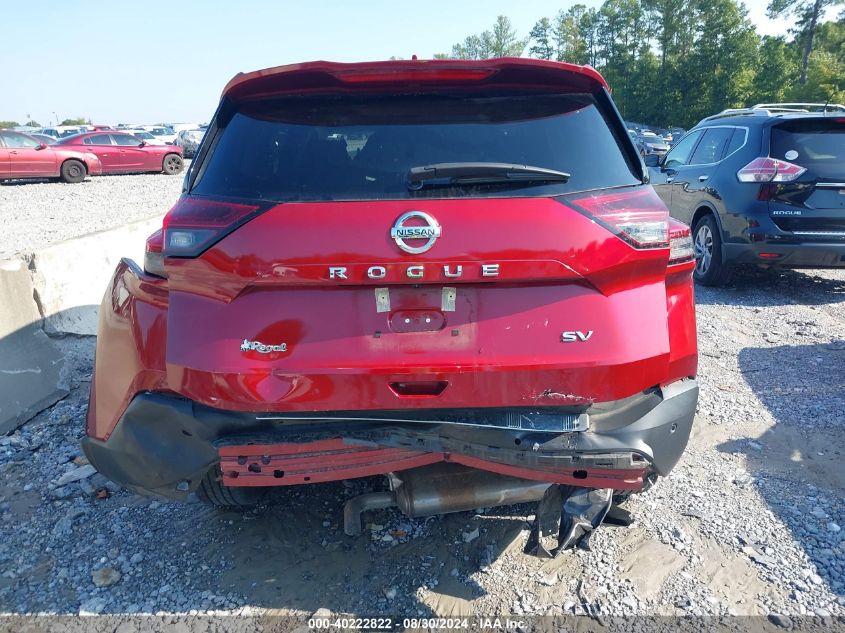 2021 Nissan Rogue Sv Fwd VIN: 5N1AT3BA9MC782074 Lot: 40222822