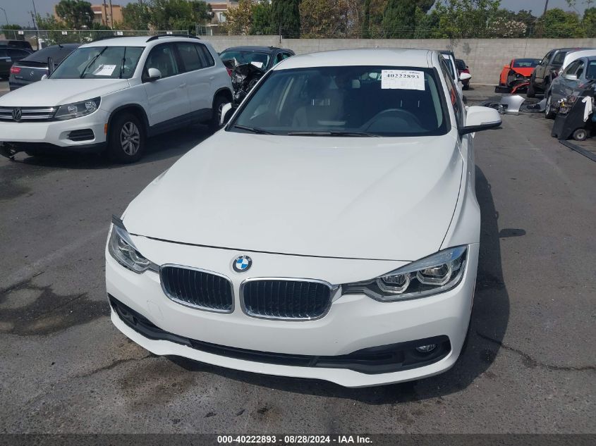 2018 BMW 320I xDrive VIN: WBA8E5G58JNU45784 Lot: 40222893