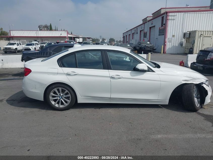 2018 BMW 320I xDrive VIN: WBA8E5G58JNU45784 Lot: 40222893