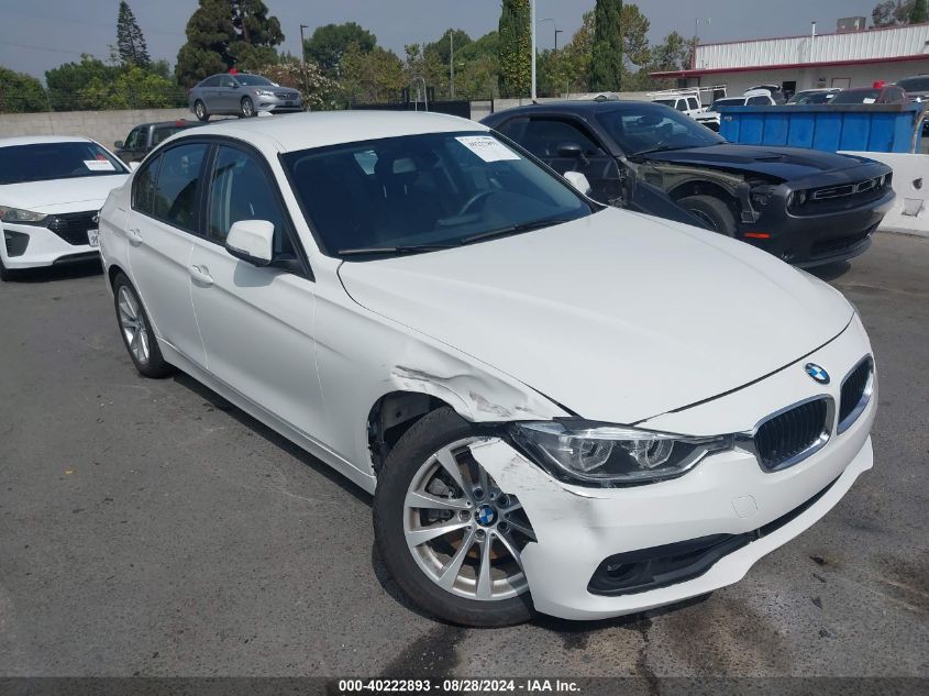 2018 BMW 320I xDrive VIN: WBA8E5G58JNU45784 Lot: 40222893