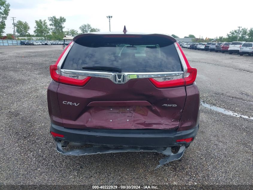 2019 Honda Cr-V Ex-L VIN: 5J6RW2H86KL021913 Lot: 40222929