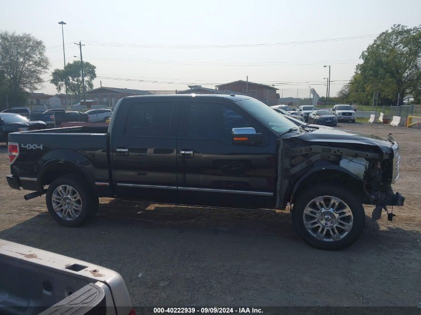 2013 FORD F-150 PLATINUM - 1FTFW1EFXDFD63548