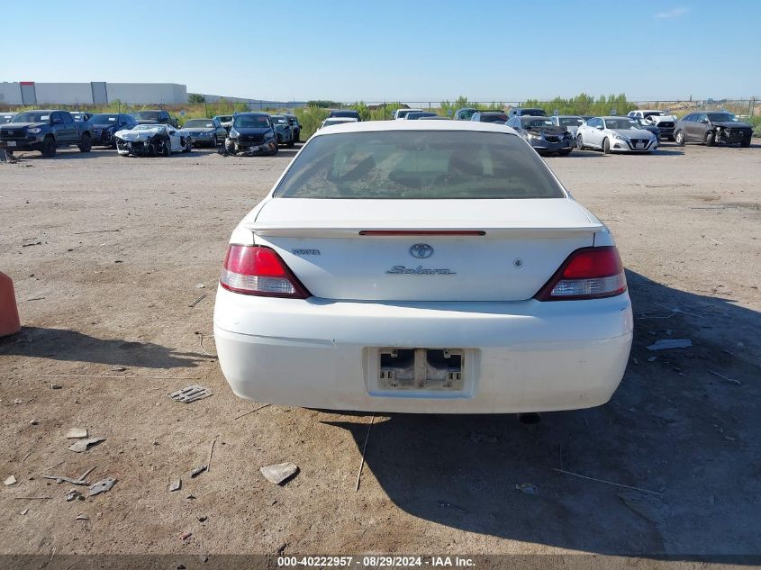 2000 Toyota Camry Solara Se VIN: 12T1CG22P6YC40641 Lot: 40222957