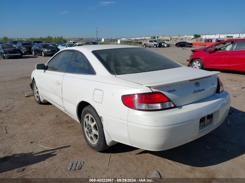 2000 Toyota Camry Solara Se VIN: 12T1CG22P6YC40641 Lot: 40222957