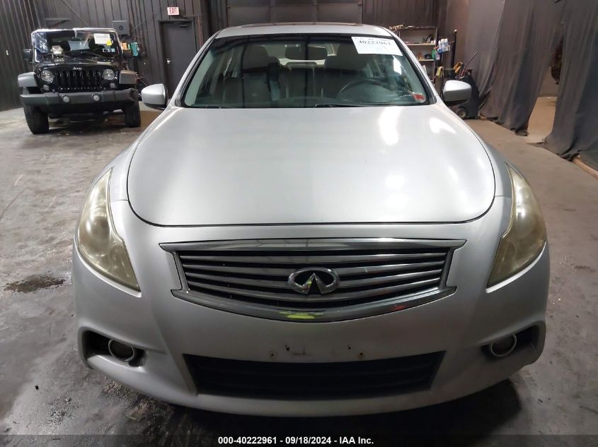 2010 Infiniti G37X VIN: JN1CV6AR7AM454709 Lot: 40222961