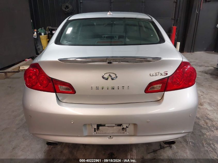 2010 Infiniti G37X VIN: JN1CV6AR7AM454709 Lot: 40222961