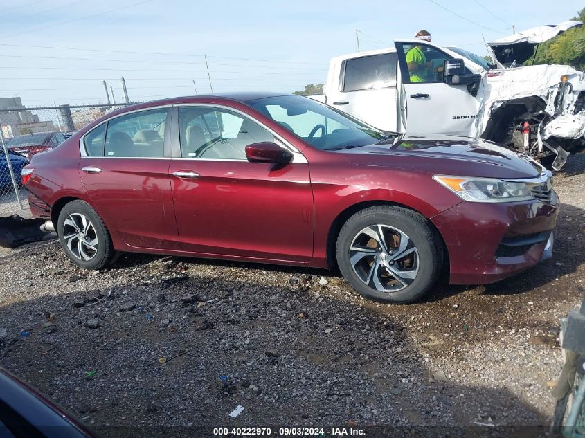 2017 Honda Accord Lx VIN: 1HGCR2F36HA003492 Lot: 40222970